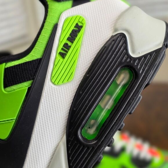 Nike Air Max 90 Drift Men's Size 5.5 Action Green Black White Shoes FB2877-300 - Picture 12 of 14